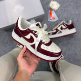Air Force Luxo Bordô Verniz