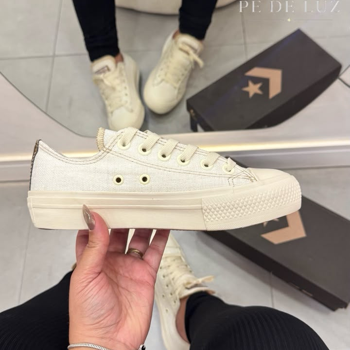 All Star Plataforma Linho